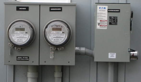 grid tie dual hydro meter