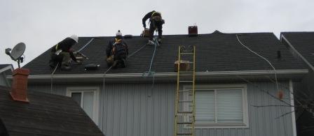 solar panels installed on roof